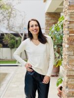 KNITTED SWEATER V NECK - Image 5