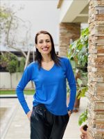 KNITTED SWEATER V NECK - Image 9