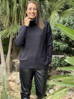 KNITTED SWEATER  HIGH NECK