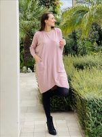 KNITTED DRESS WITH POCKETS - Image 6
