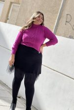 KNITTED SWEATER MOCK NECK - Image 4