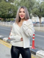 KNITTED V NECK SWEATER - Image 2