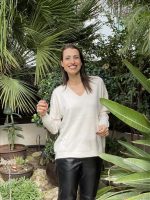 KNITTED SWEATER V NECK - Image 5