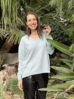 KNITTED SWEATER V NECK - Image 6