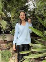 KNITTED SWEATER V NECK - Image 8