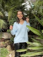 KNITTED SWEATER V NECK - Image 9