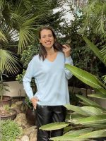 KNITTED SWEATER V NECK - Image 10