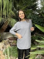 KNITTED SWEATER LONG WITH POCKETS - Image 2
