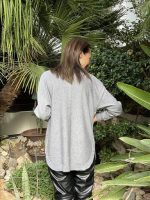 KNITTED SWEATER LONG WITH POCKETS - Image 4