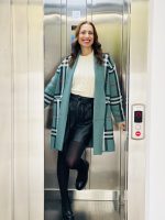 CHECKERED CARDIGAN - Image 2