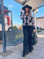CARDIGAN SWEATER PRINTED - Image 4