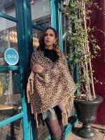 KNITTED PONCHO CAPE - Image 2