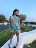 MINI SKIRT TIERED RUFFLE