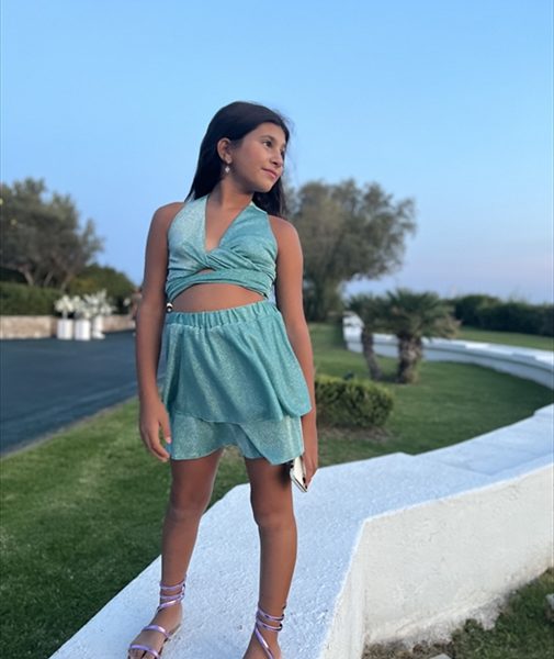 MINI SKIRT TIERED RUFFLE