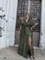 MAXI SKIRT SEQUIN SPLIT OFF LEG - Image 7