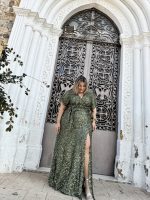 MAXI SKIRT SEQUIN SPLIT OFF LEG - Image 8