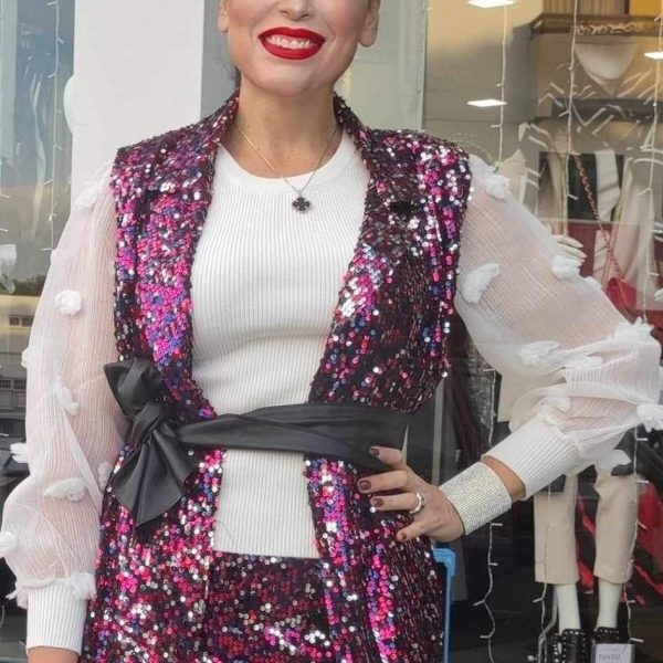 SEQUIN SKIRT MINI