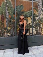 MAXI TIERED FLARE SKIRT - Image 8
