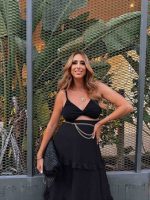 MAXI TIERED FLARE SKIRT - Image 9