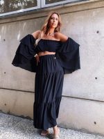 MAXI  FLARED SKIRT - Image 7