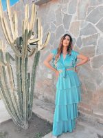 MAXI RUFFLE TIERED SKIRT - Image 3