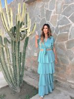 MAXI RUFFLE TIERED SKIRT - Image 4