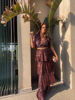 MAXI RUFFLE TIERED SKIRT - Image 23