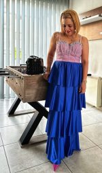 MAXI RUFFLE TIERED SKIRT - Image 52