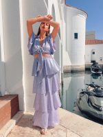 MAXI RUFFLE TIERED SKIRT - Image 11