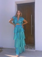 MAXI RUFFLE TIERED SKIRT - Image 15