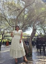 MIDI SKIRT CUT WORK - Image 8