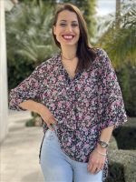 BLOUSE V NECK LOOSE FIT - Image 2