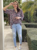 BLOUSE V NECK LOOSE FIT - Image 6