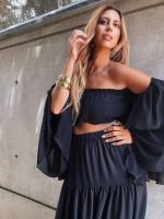 CROP TOP CUF OFF SHOULDER - Image 3