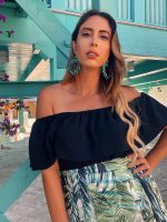 CROP TOP CUT OFF SHOULDER - Image 5