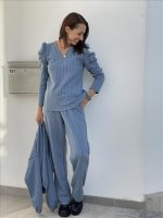 BLOUSE V NECK PUFFY SLEEVE - Image 11