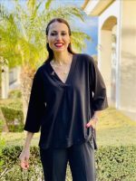 V NECK RIBBED - Image 2