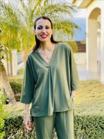 V NECK RIBBED - Image 9