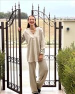 BLOUSE A LINE V NECK - Image 2