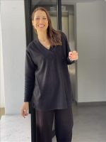 BLOUSE A LINE V NECK - Image 6