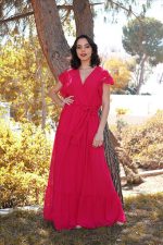 MAXI DRESS V NECK - Image 2