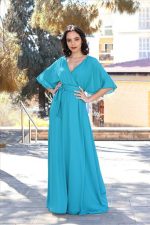 MAXI DRESS BATWING SLEEVES - Image 5