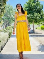 DRESS MAXI COTTON TIERED