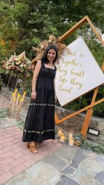 DRESS MAXI COTTON TIERED