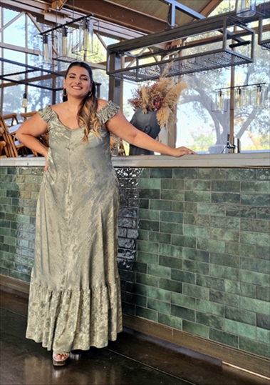 MAXI DRESS A LINE