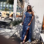 MAXI SEQUIN DRESS ONE SHOULDER