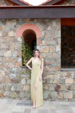 MAXI DRESS RUCHED WAIST