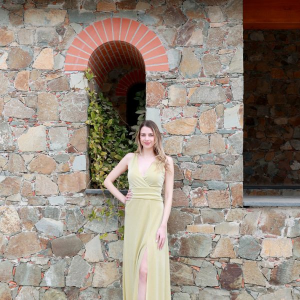 MAXI DRESS RUCHED WAIST
