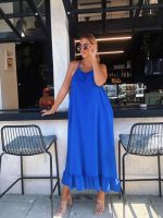 MAXI DRESS SPAGHETTI STRAPS - Image 7