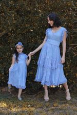MIDI TIERED FLARE DRESS - Image 4